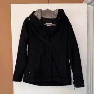 Columbia Women’s Black Hooded Jacket with Fleece Lining